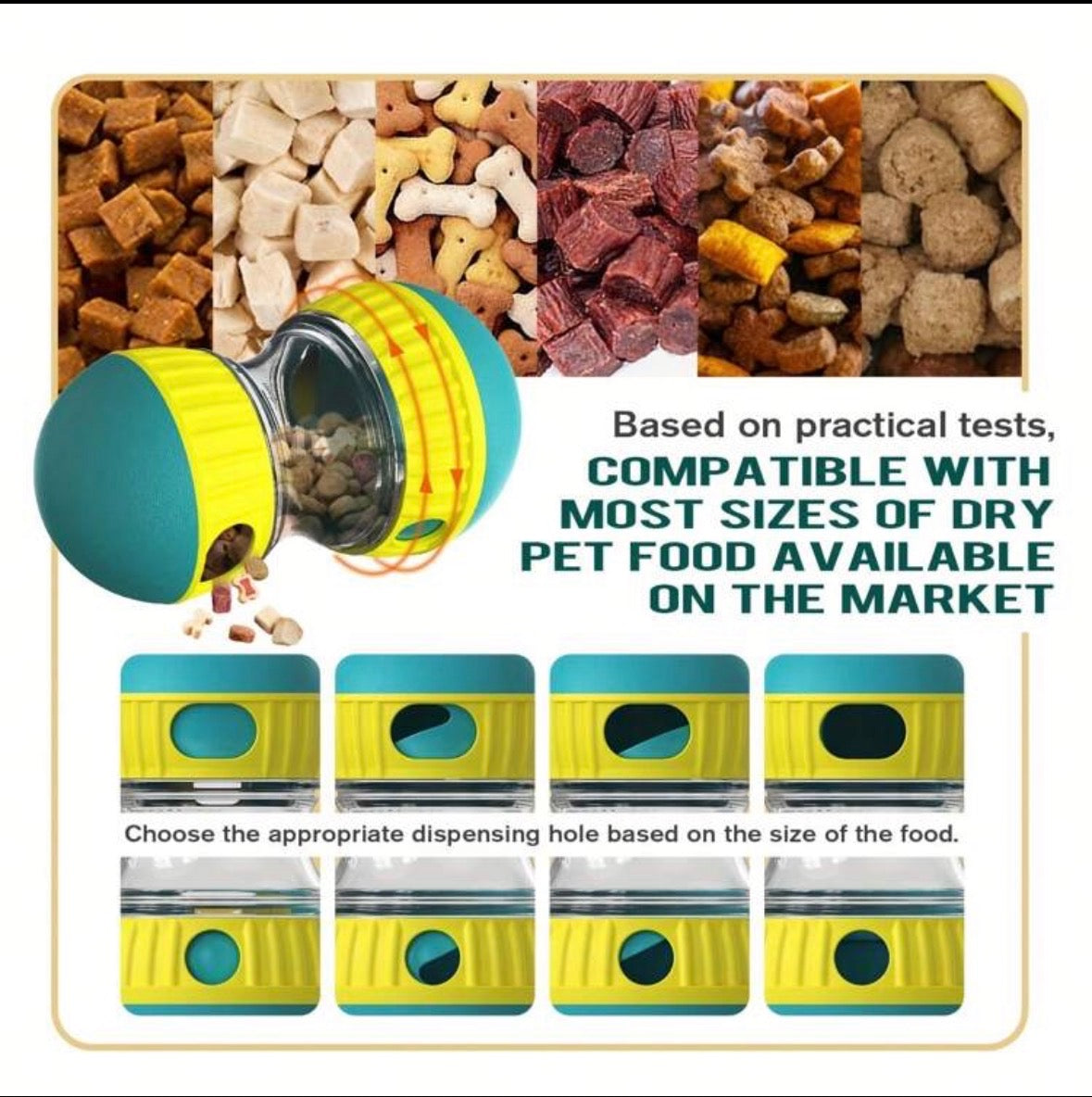 Juguete Interactivo Dispensador De Golosinas Para Perros