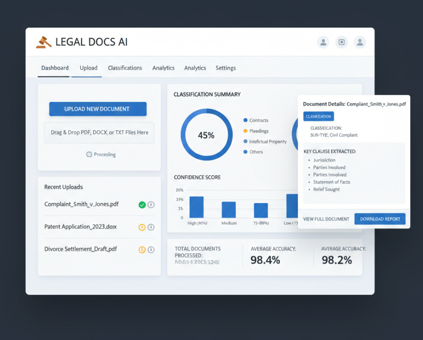 Clasificador de Documentos Legales